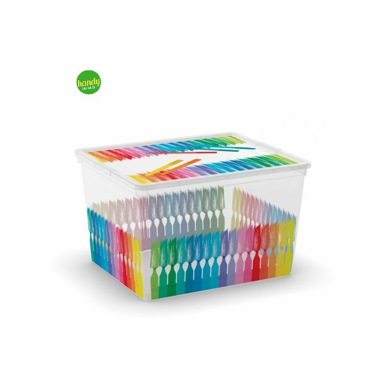foto del prodotto keter c box style cube colours arty 40x34x25 cm