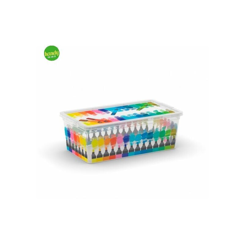 foto del prodotto keter c box style xs colours arty 12,5 x 33,5 x 19 cm