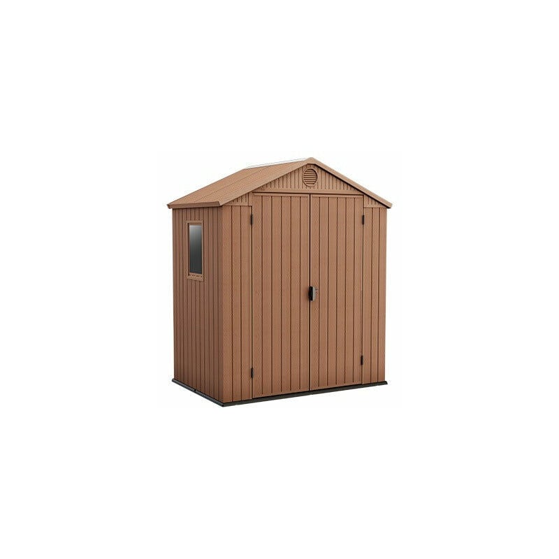 foto del prodotto keter casetta cottage in resina da giardino con struttura resistente doppio strato con rinforzi interni darwin