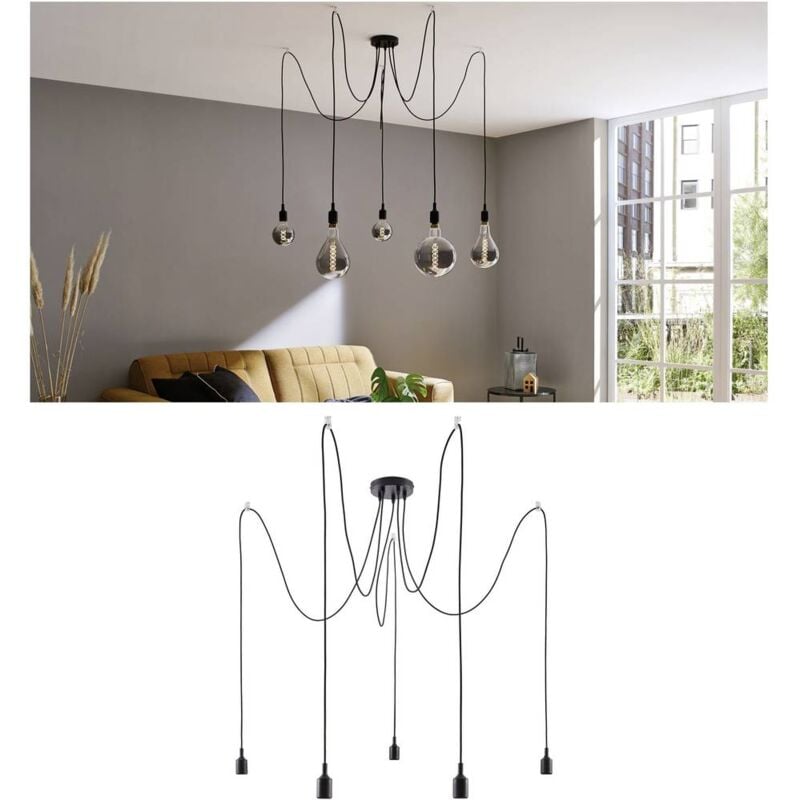 immagine 0 del prodotto ketil 50389 lampada a sospensione led monocolore e27 nero paulmann
