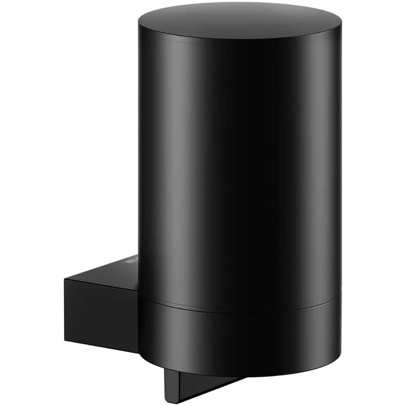 foto del prodotto keuco plan dispenser di sapone liquido con supporto, nero opaco 14951370000