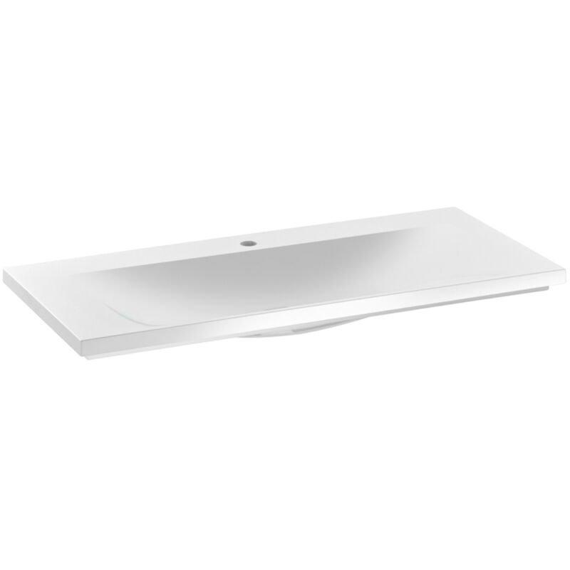 foto del prodotto keuco royal reflex lavabo encastrer en fonte min rale, 1 trou