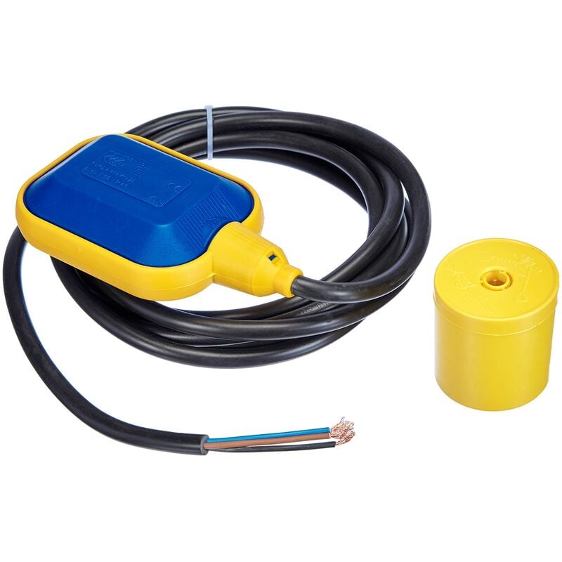 foto del prodotto key hpm0306hy0c interruttore a galleggiante per acque chiare, cavo di 3 metri in pvc