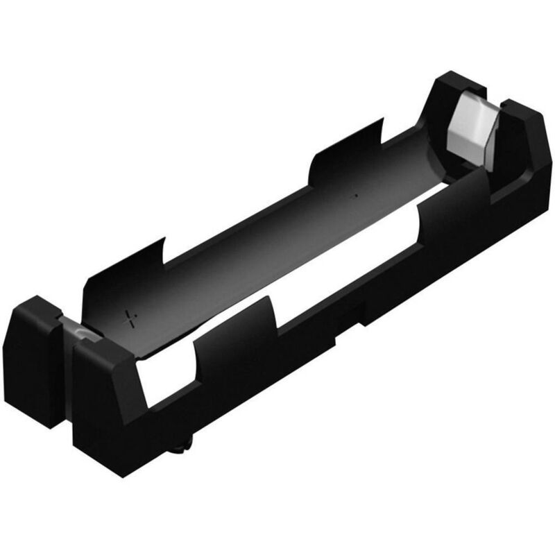 foto del prodotto keystone electronics 1043 portabatteria 1x 18650 foro passante tht l x l x a 77 x 20.65 x 14.86 mm