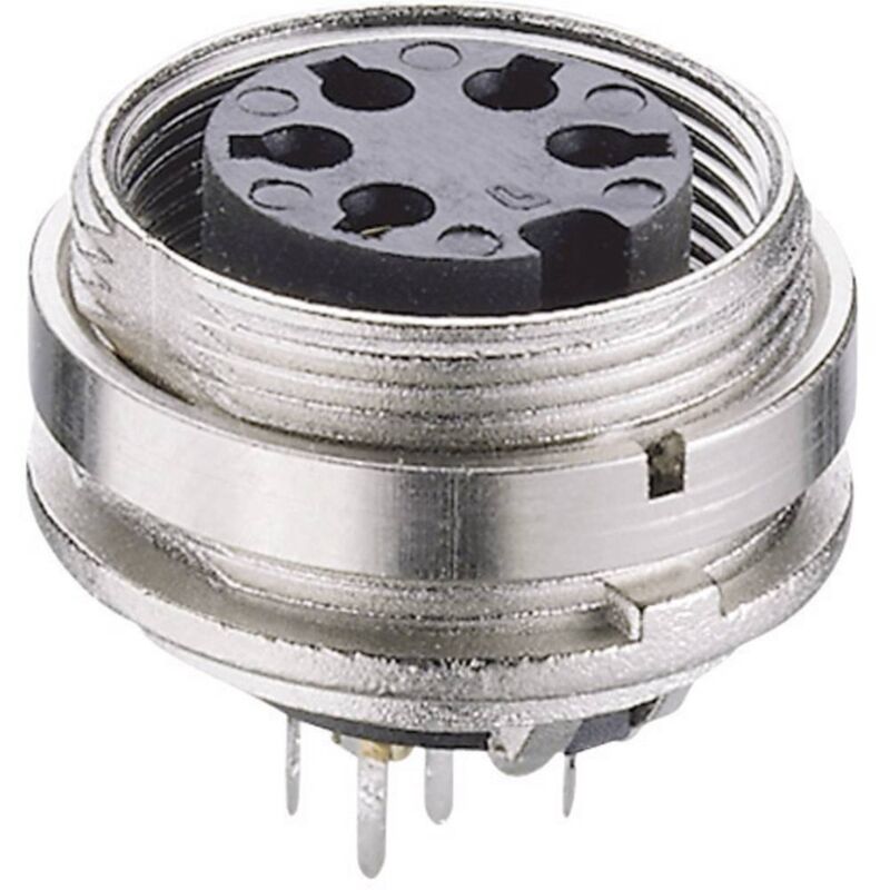 foto del prodotto kgr 81 connettore circolare din presa verticale numero poli num 8 argento 1 pz. lumberg