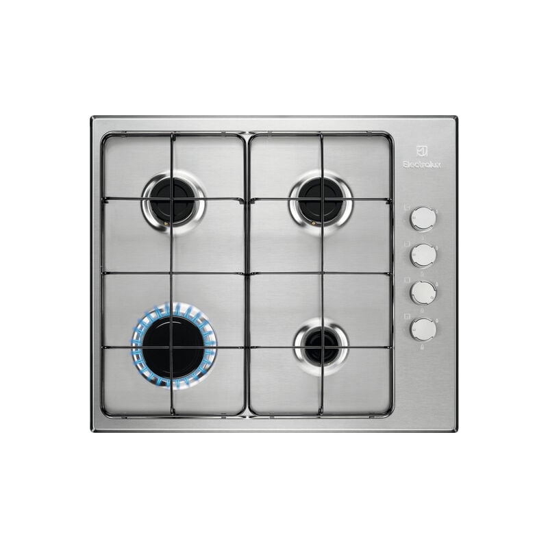 foto del prodotto kgs6404sx. colore del prodotto acciaio inox, posizionamento dell apparecchio da incasso, dimensione della larghezza del piano cottura 55 cm. tipo
