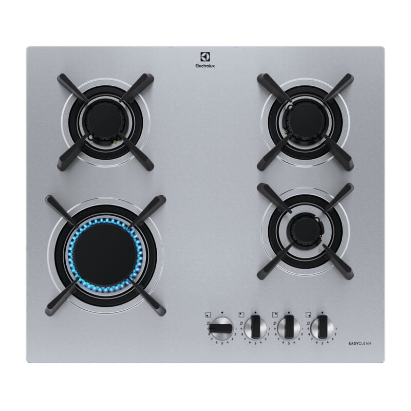foto del prodotto kgu643723z. colore del prodotto: acciaio inox, posizionamento dell'apparecchio: da incasso, dimensione della larghezza del piano cottura: 60 cm. tipo di controllo: manopola, posizione di... - electrolux