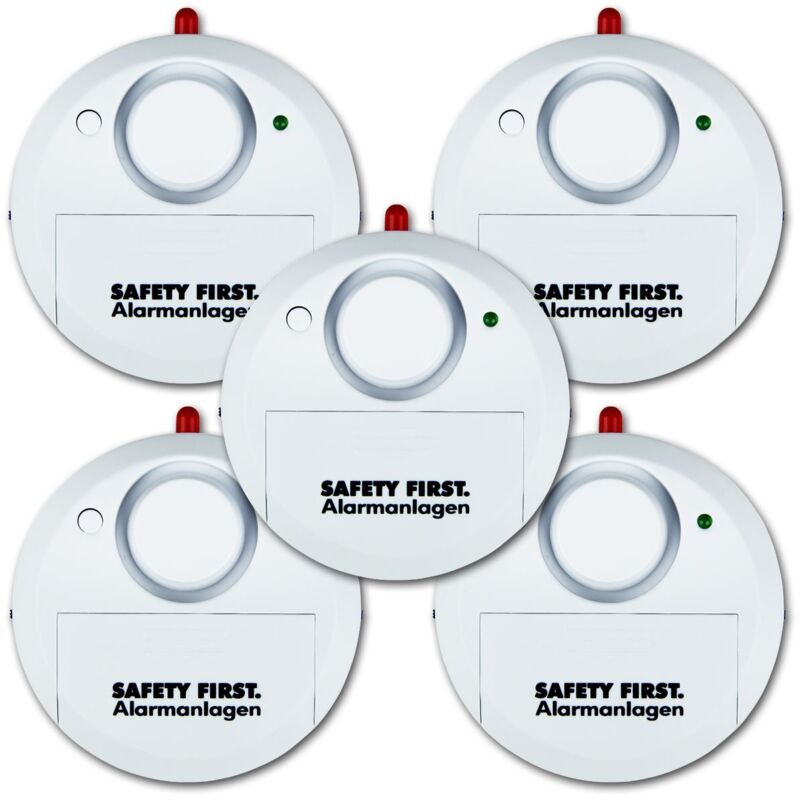 foto del prodotto kh security, set di allarmi anti rottura vetro, 5 pz., 100161set5