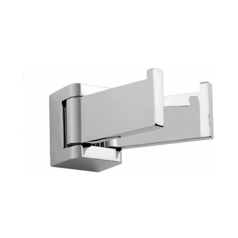foto del prodotto kiamami valentina appendiabiti bagno doppio cromato a snodo greta