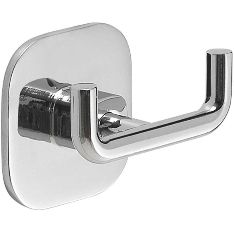 foto del prodotto kiamami valentina appendiabiti doppio per asciugamani o accappatoi acciaio inox cromato timo