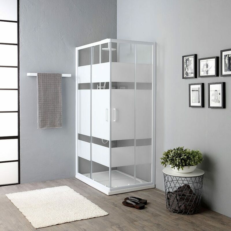 foto del prodotto kiamami valentina box doccia 70x90 cristallo serigrafato 4 mm prezzo economico venere