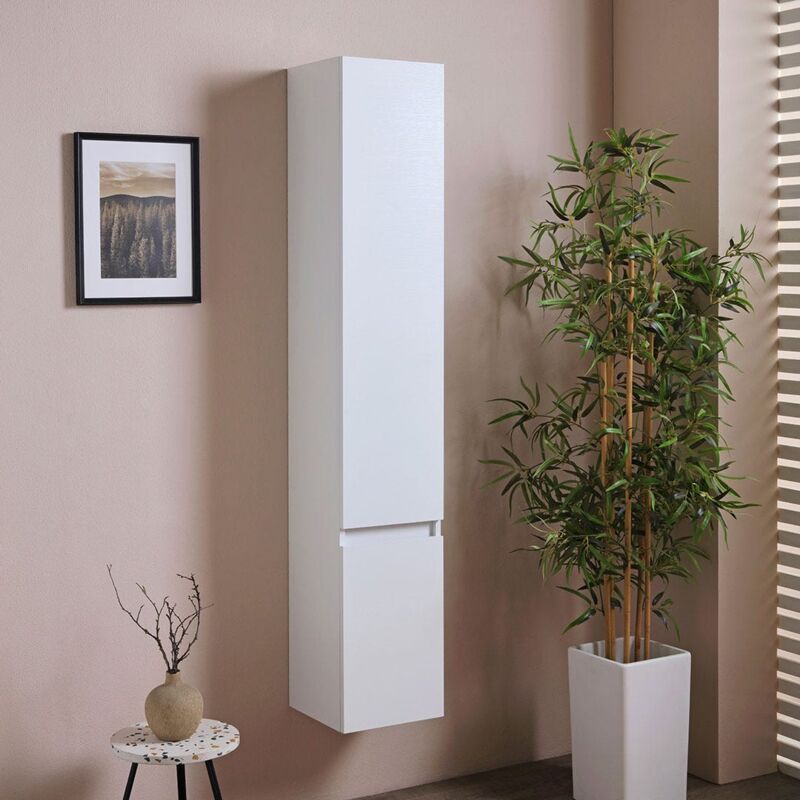 foto del prodotto kiamami valentina colonna bagno sospesa bianco foresta