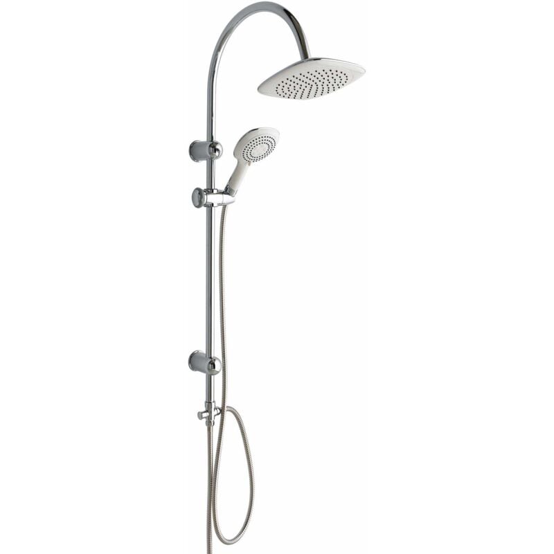 foto del prodotto kiamami valentina - colonna doccia con soffione e doccetta forma quadrata