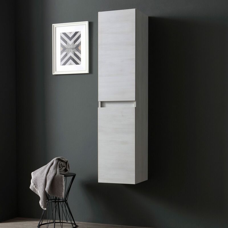 foto del prodotto kiamami valentina colonna sospesa per mobile bagno con ante promenade