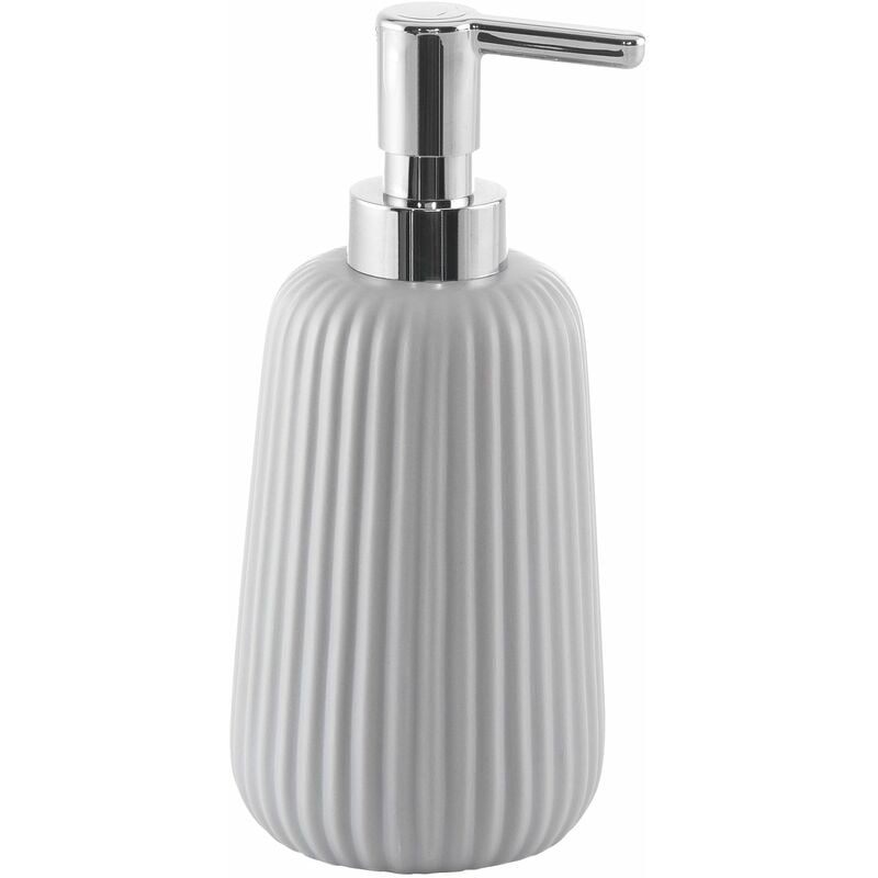 foto del prodotto kiamami valentina dispenser per sapone liquido da appoggio in ceramica grigia dory