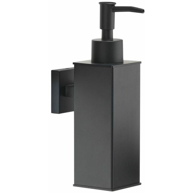 foto del prodotto kiamami valentina dispenser sapone liquido da parete acciaio nero opaco seal