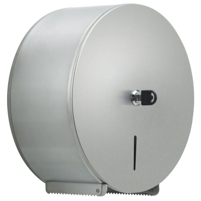 foto del prodotto kiamami valentina distributore di carta igienica con serratura di sicurezza acciaio inox spazzolato