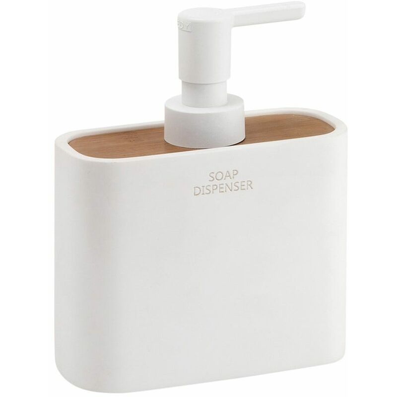 foto del prodotto kiamami valentina dosasapone alisso da 300 ml bianco in bambu alisso
