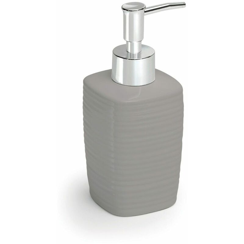 foto del prodotto kiamami valentina dosasapone grigio in ceramica da 240 ml calla