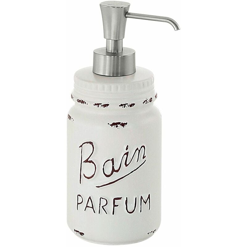 foto del prodotto kiamami valentina dosasapone liquido da appoggio in ceramica bianca decorata cindy
