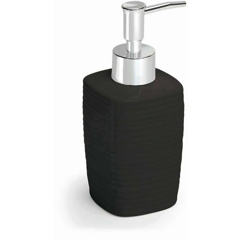 foto del prodotto kiamami valentina dosasapone nero in ceramica da 240 ml calla