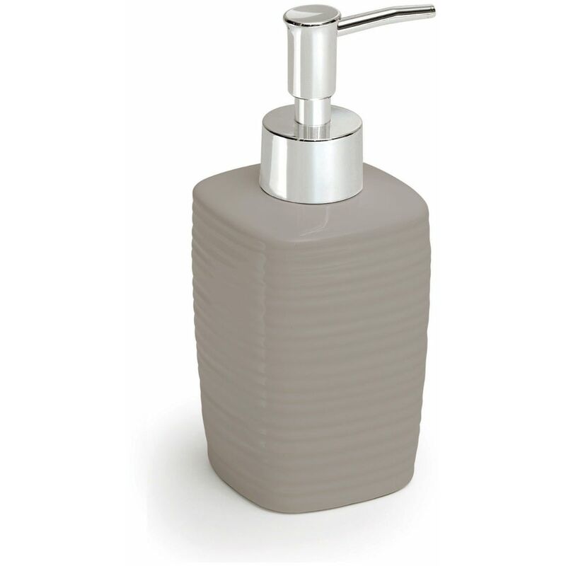foto del prodotto kiamami valentina dosasapone tortora chiaro in ceramica da 240 ml calla