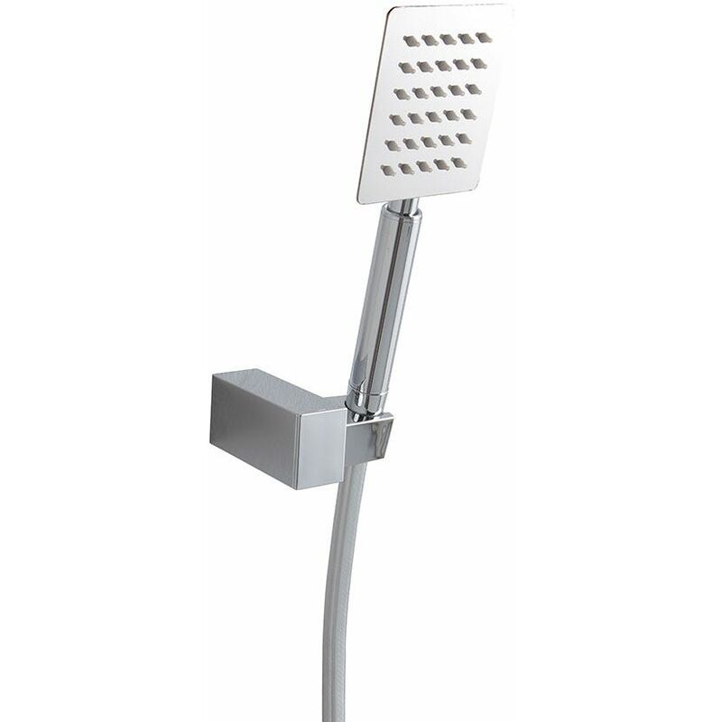 foto del prodotto kiamami valentina kit doccia 3pz supporto a muro e doccetta estraibile in abs cromato
