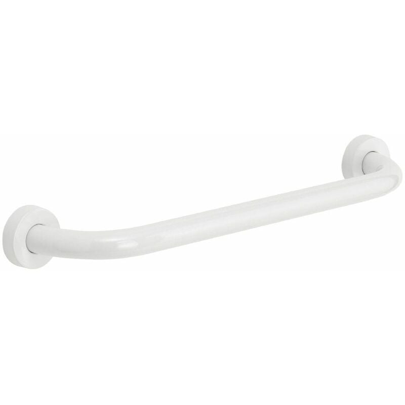foto del prodotto kiamami valentina maniglione bagno per disabili 45cm in acciaio inox bianco