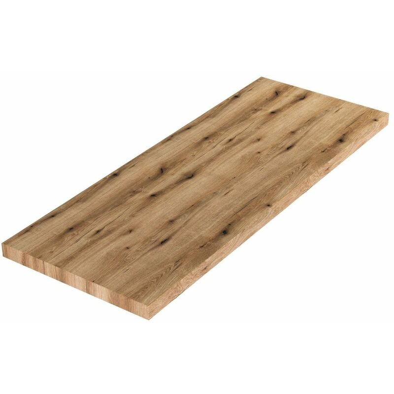 foto del prodotto kiamami valentina mensola porta lavabo da 120cm legno rovere naturale