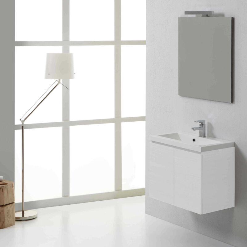 foto del prodotto kiamami valentina mobile bagno sospeso manhattan 60 cm bianco foresta