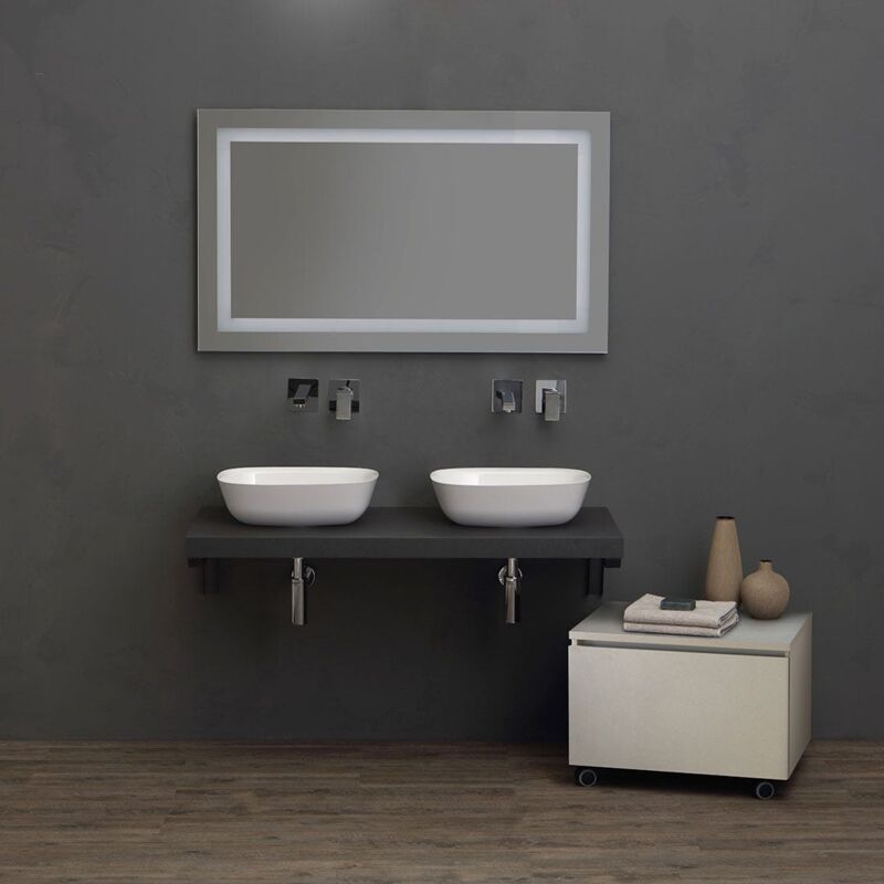 foto del prodotto kiamami valentina mobile bagno top antracite 120cm doppio lavabo d arredo valentina