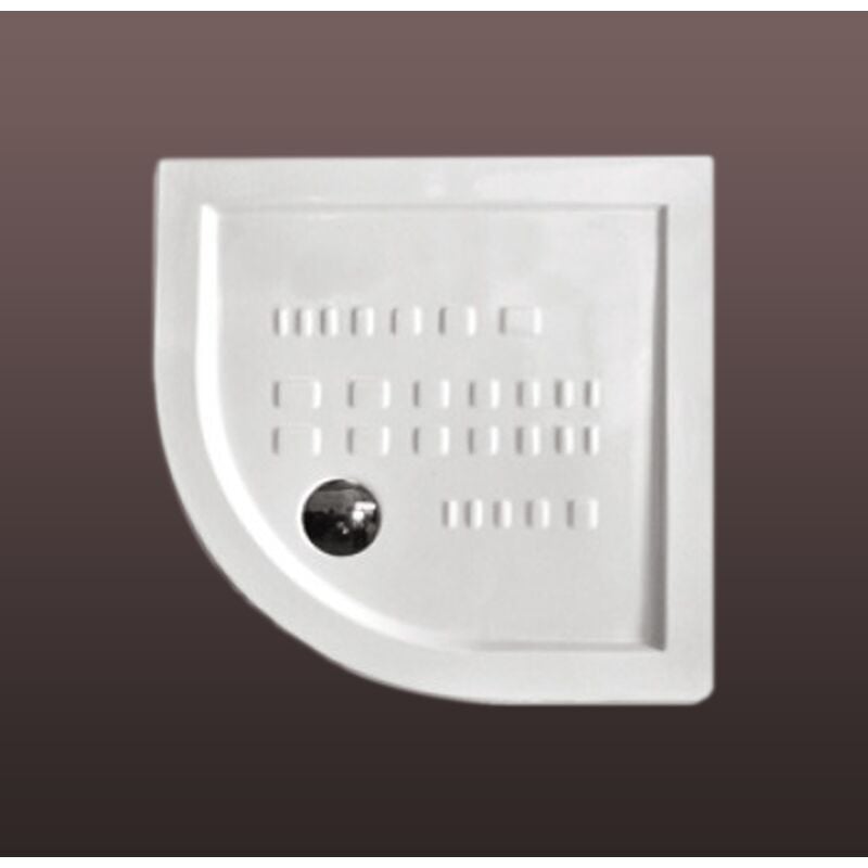 foto del prodotto kiamami valentina piatto doccia in ceramica 90x90 h. 5,5 semicircolare linea