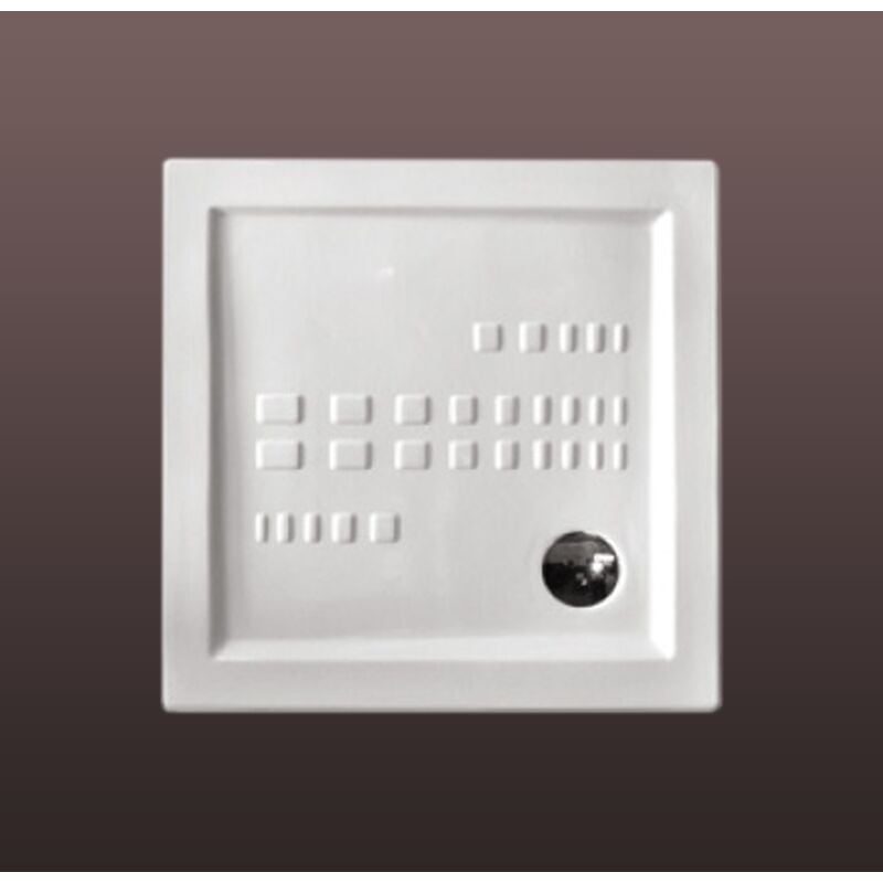 foto del prodotto kiamami valentina piatto doccia in ceramica 90x90 tradizionale a filo pavimento linea