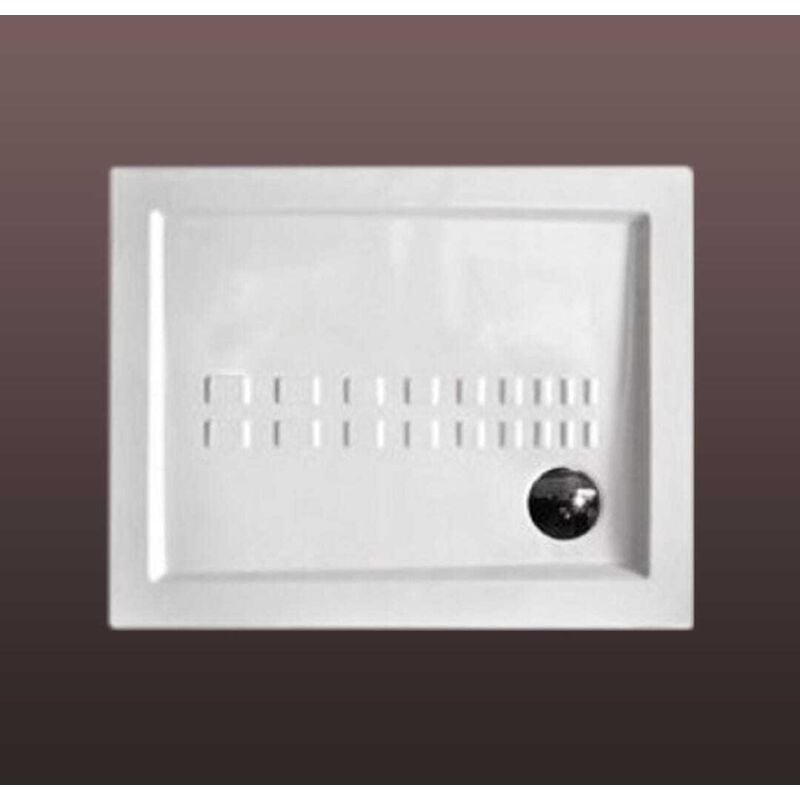 foto del prodotto kiamami valentina piatto doccia tradizionale in ceramica 100x80 filo pavimento linea