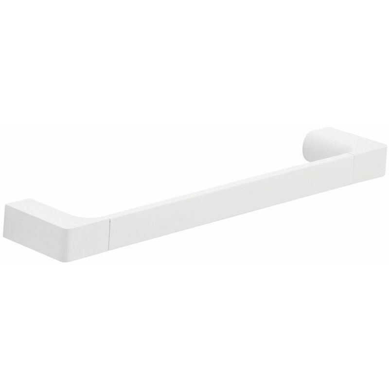 foto del prodotto kiamami valentina porta salviette da 35 cm ottone cromato bianco opaco giacinto