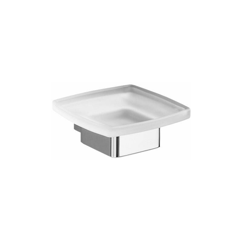 foto del prodotto kiamami valentina porta sapone bagno fissaggio a muro e piattino satinato senator