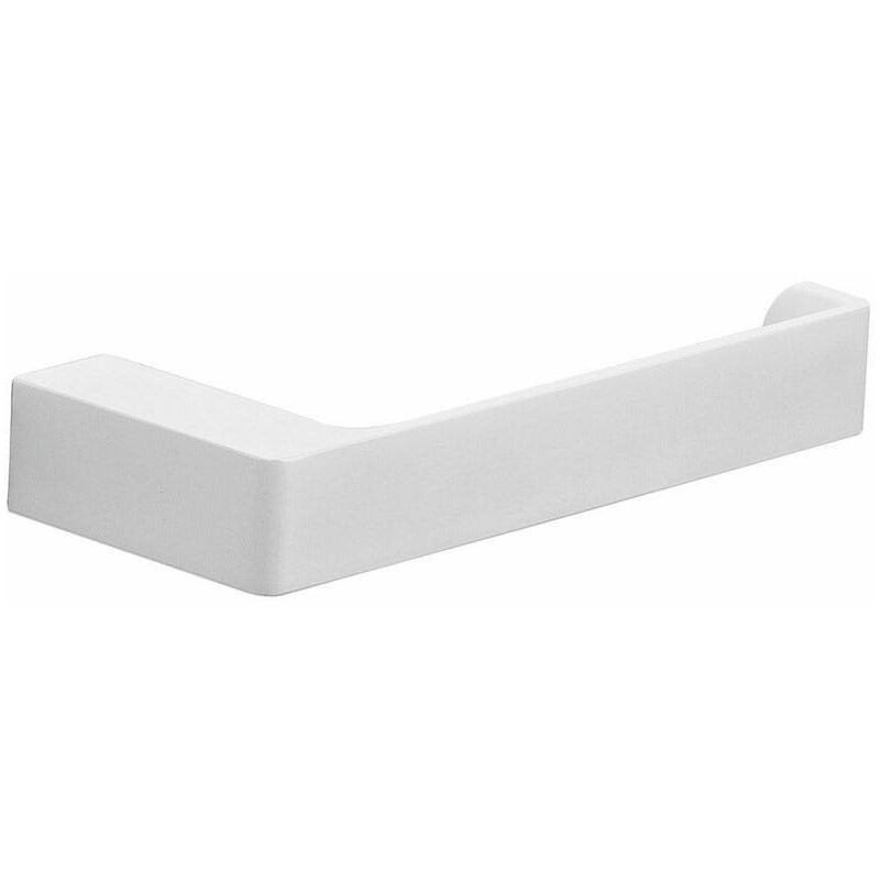 foto del prodotto kiamami valentina portarotolo ottone cromato bianco opaco fissaggio con viti incluse giacinto