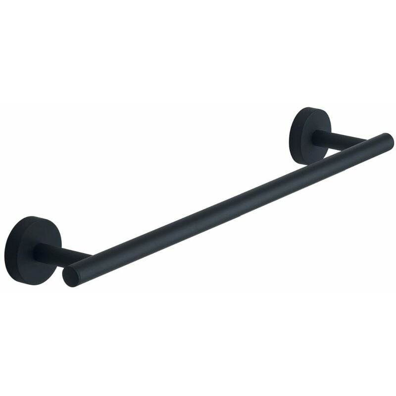 foto del prodotto kiamami valentina portasalviette da 35 cm acciaio inox colore nero opaco da parete violetta