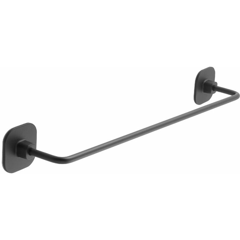 foto del prodotto kiamami valentina portasalviette da 45 cm acciaio inox nero opaco timo