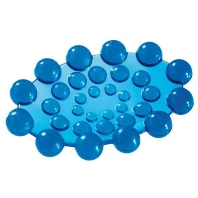foto del prodotto kiamami valentina portasapone antiscivolo da appoggio in gomma azzurro spot