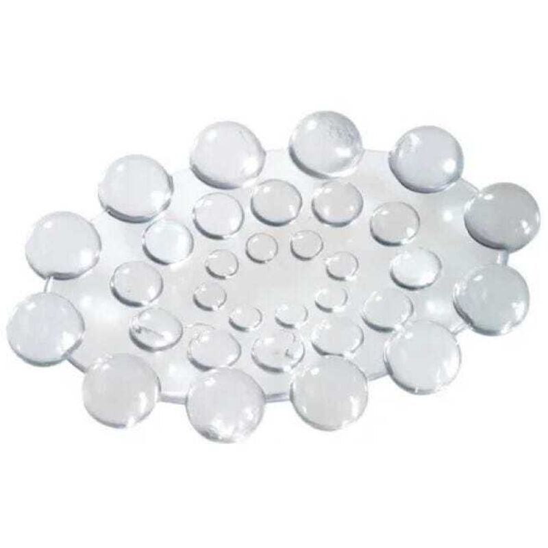 foto del prodotto kiamami valentina portasapone antiscivolo da appoggio in gomma bianco spot