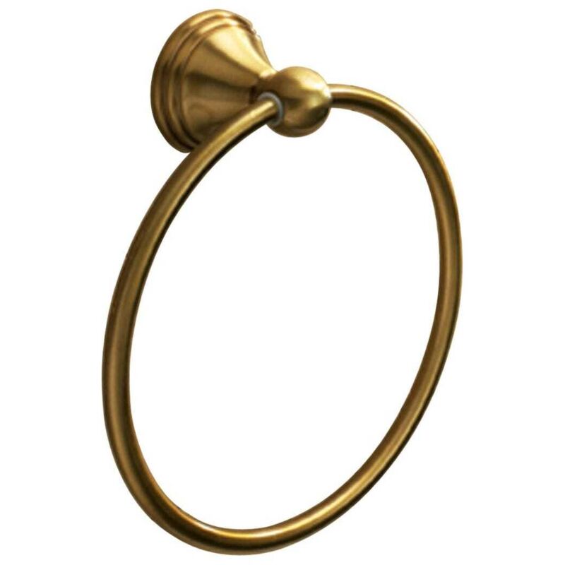 foto del prodotto kiamami valentina portasciugamani ad anello in acciaio color bronzo rosa