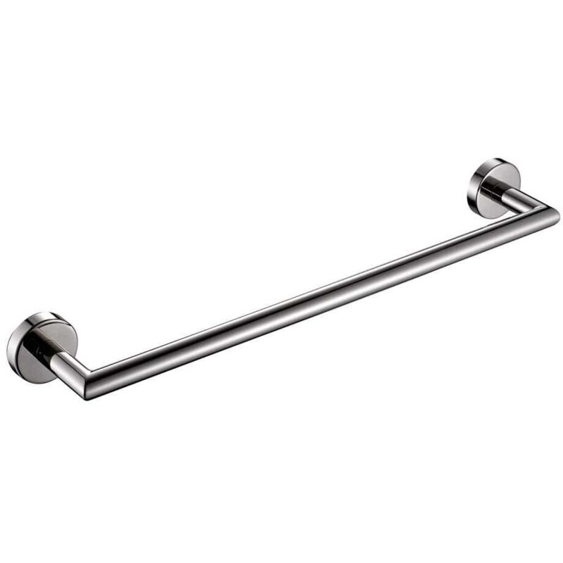 foto del prodotto kiamami valentina - portasciugamani bagno da 45cm acciaio cromato lucido loto