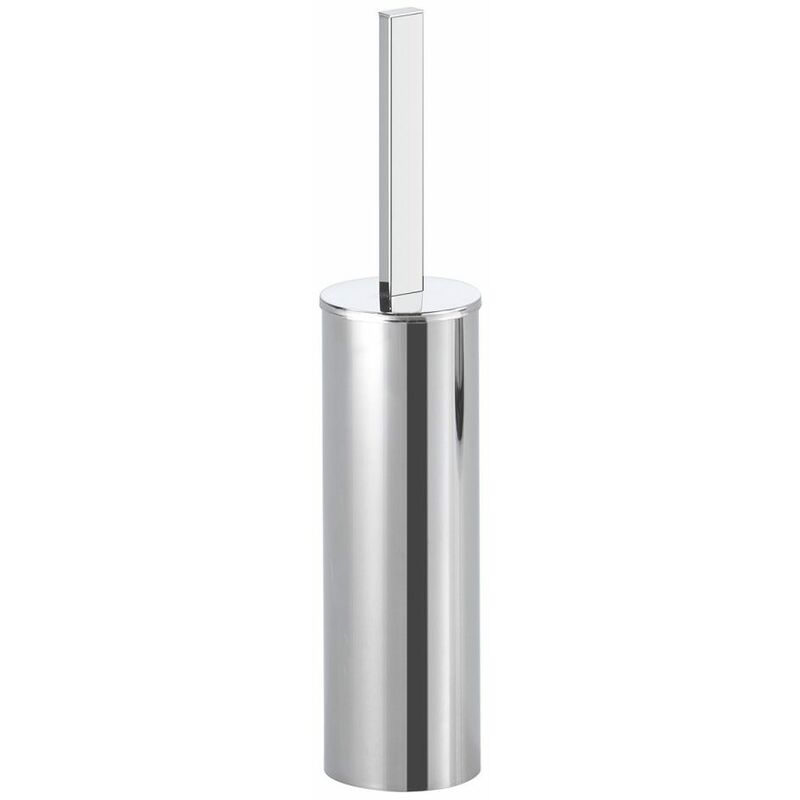 foto del prodotto kiamami valentina portascopino wc cromato con ciuffo in setole glicine