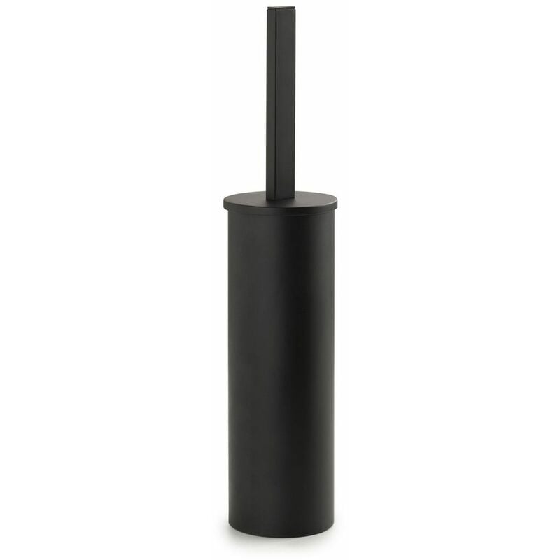 foto del prodotto kiamami valentina portascopino wc in acciaio inox nero opaco glicine