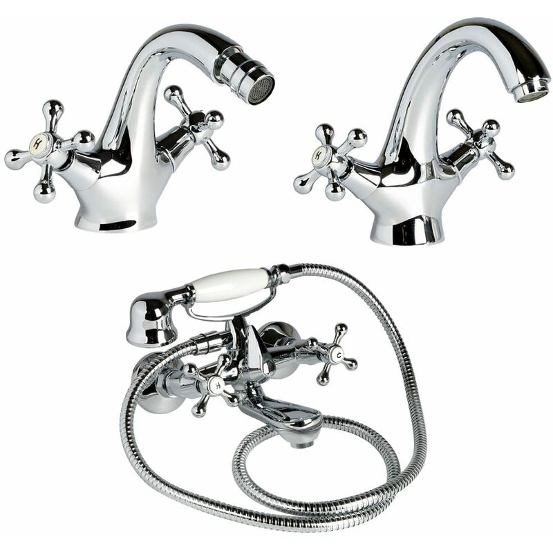foto del prodotto kiamami valentina rubinetti bagno in stile retro per lavabo bidet e vasca narciso