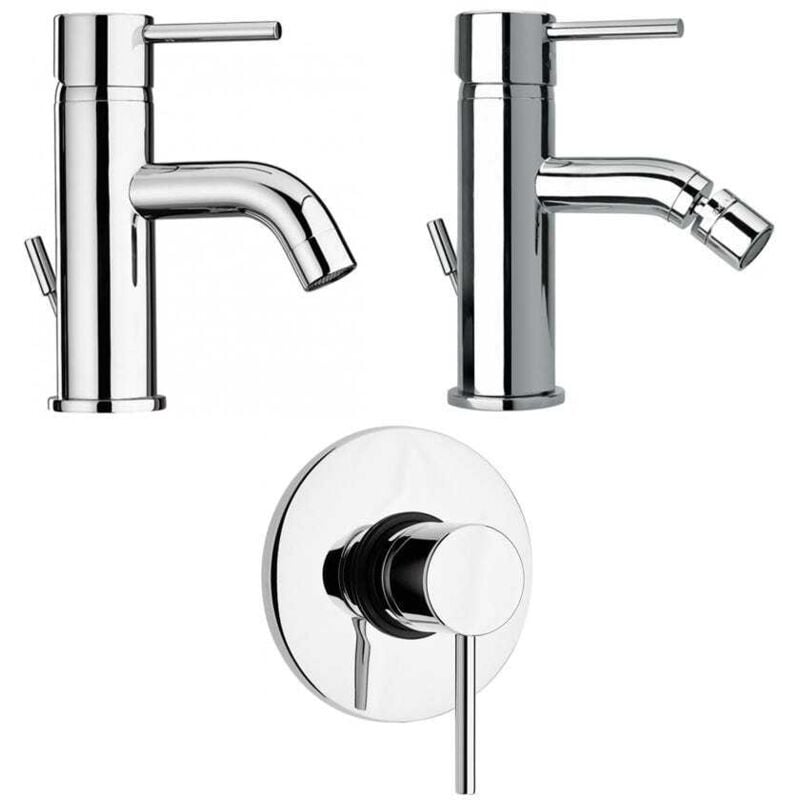 foto del prodotto kiamami valentina - rubinetti moderni bagno per lavabo, bidet e incasso doccia salice