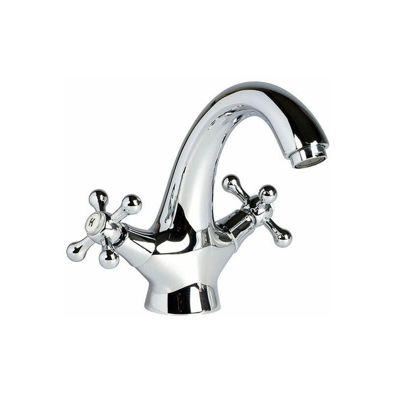 foto del prodotto kiamami valentina rubinetto due maniglie per lavabo classico narciso