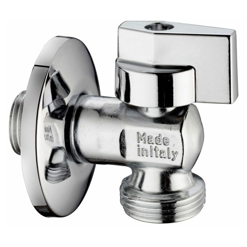 foto del prodotto kiamami valentina rubinetto lavatrice a sfera con rosone inox 1 2x3 4