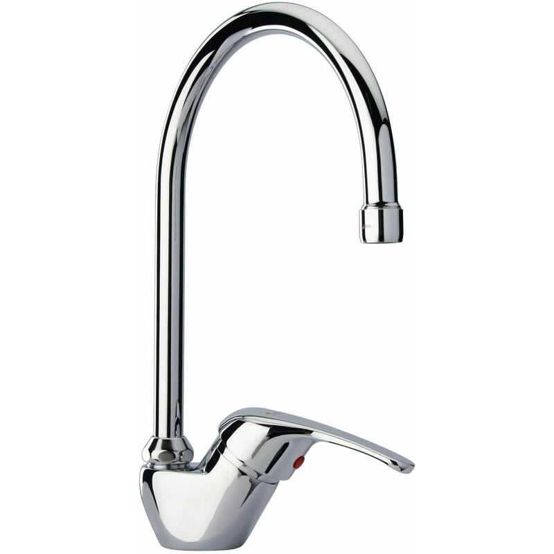 foto del prodotto kiamami valentina rubinetto miscelatore a canna alta per lavabo cucina minerva